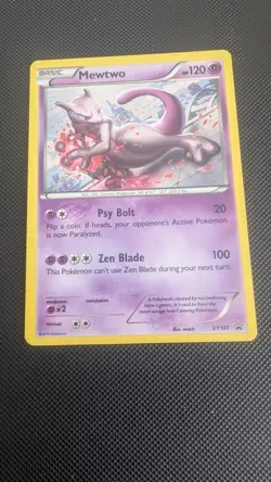 Pokemon TCG Mewtwo XY Black Star Promos XY101 Holo Promo - Image 1