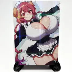 Miss Kobayashi's Dragon Maid Ilulu Sexy Anime Waifu Girl Lewd Goddess Story Card - Image 2