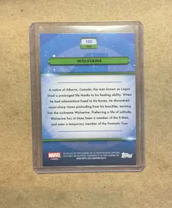 2026 Topps Finest Fantastic Four 65th Anniversary Wolverine Rare - Image 2