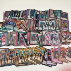 376 YuGiOh cards ideal for someone starting to sell online 1 to 3 pound cards - Image 1