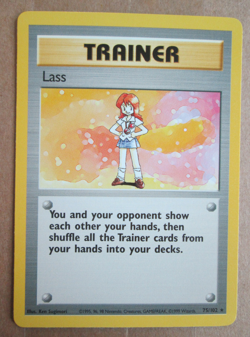 Lass - 75/102 - Rare Non-Holo WOTC TCG—Base Set Pokemon Card - Image 1