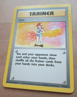 Lass - 75/102 - Rare Non-Holo WOTC TCG—Base Set Pokemon Card - Image 5