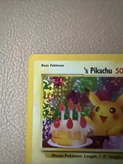 Pokemon TCG Birthday Pikachu Holo Card #24 Ultra Rare 25th Celebrations Edition - Image 2