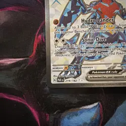 Pokemon Garchomp EX Holo Ultra Rare TCG Card Paradox Rift 219/182 NM Condition - Image 3