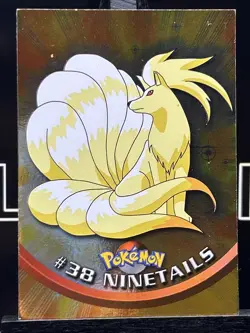 Ninetails (Ninetales) #38 Holo Pokemon Topps Series 1 Card (Blue Label) - Image 3