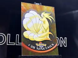 Ninetails (Ninetales) #38 Holo Pokemon Topps Series 1 Card (Blue Label) - Image 4
