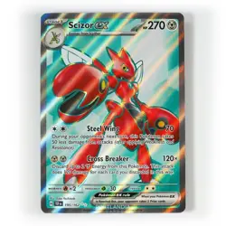 Pokemon - Scizor ex - 195/162 - SV Temporal Forces - Full Art Card - Image 1