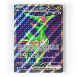 Pokemon - Iron Leaves ex - 186/162 - SV Temporal Forces - Full Art Card - Image 1