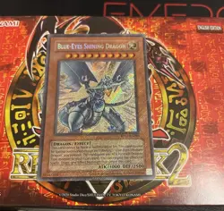 Blue Eyes Shining Dragon RP02-EN096 English Secret Rare Card Near Mint Condition - Image 2