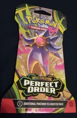 6 Packs Of Booster Pokemon Cards Mega Evolution Unopened - Image 2