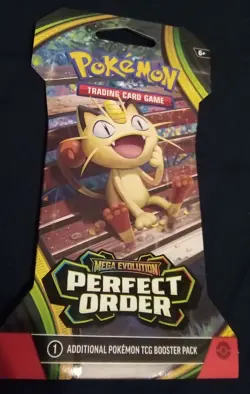 6 Packs Of Booster Pokemon Cards Mega Evolution Unopened - Image 4