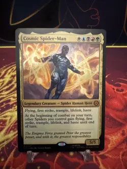 Marvel's Spider-Man #127 Cosmic Spider-Man Foil TCG Card - Image 1