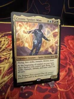 Marvel's Spider-Man #127 Cosmic Spider-Man Foil TCG Card - Image 2