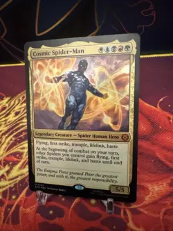 Marvel's Spider-Man #127 Cosmic Spider-Man Foil TCG Card - Image 3