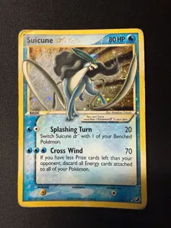 Pokemon TCG Suicune Gold Star Unseen Forces 115/115 Card - Image 2