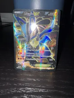 Lucario EX 107/111 XY Furious Fists Ultra Rare Full Art Holo Pokemon TCG Card - Image 5