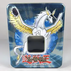 Yugioh EMPTY TIN Crystal Beast Sapphire Pegasus NO CARDS - Image 1