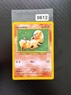 Pokemon Card Growlithe 68/105 Neo Destiny WOTC Common Eng - Image 1