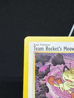 Pokemon Card - Team Rocket's Meowth Wizards Black Star Promos 18 Promo LP - Image 3