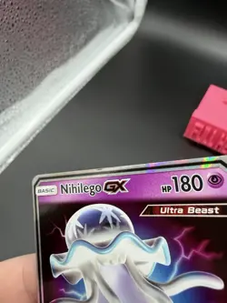 Pokemon TCG Nihilego GX Ultra Rare Card 49/111 Crimson Invasion - LP - Image 5