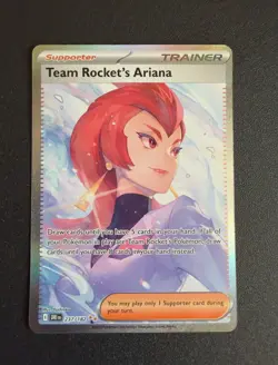 Team Rocket's Ariana 237/182 Destined Rivals Special Illustration Rare Card - Image 2