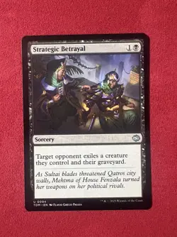 Strategic Betrayal - Tarkir: Dragonstorm TDM MTG Magic the Gathering #94 - Image 1
