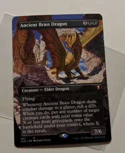 MTG Magic The Gathering Ancient Brass Dragon *NP - Image 1
