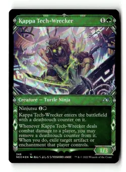 Kappa Tech-Wrecker (Showcase) 348 Kamigawa: Neon Dynasty MTG Foil NM - Image 1