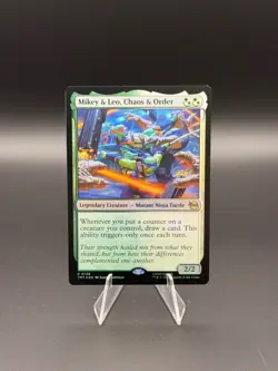 MTG TMT - Mikey & Leo, Chaos & Order (Foil) - 0158 - Rare - Image 1