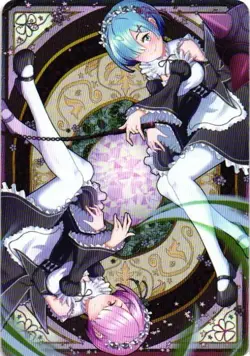 REM RE:ZERO Holographic Custom Art Goddess Story Anime Collectible Card - Image 2