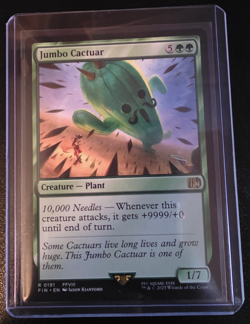 Mtg - Jumbo Cactuar Final Fantasy (FIN) - Rare - NM - Nonfoil - Image 1
