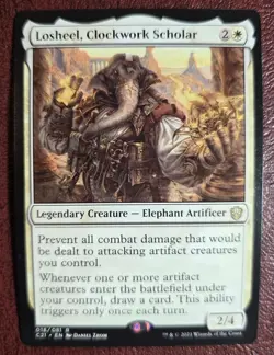 Losheel Clockwork Scholar - MtG Commander 2021 - R018 NM 2021 - Image 2