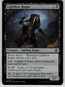 Lightfoot Rogue Foil U Adventures in the Forgotten Realms 111 NM - Image 1