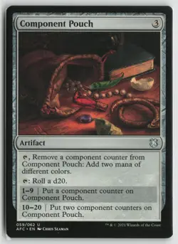Component Pouch LP 59 Commander: Adventures in the Forgotten Realms MTG - Image 1