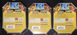Set of 3 Pokemon Hidden Fates Tins - Charizard, Gyarados, and Raichu - Sealed - Image 2