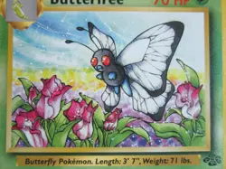 Butterfree - 33/64 - Uncommon WOTC TCG—Jungle Pokemon Card - Image 2