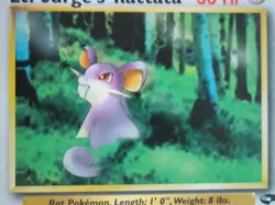 Lt. Surge's Rattata - 85/132 - Common WOTC TCG—Gym Challenge Pokemon Card - Image 2