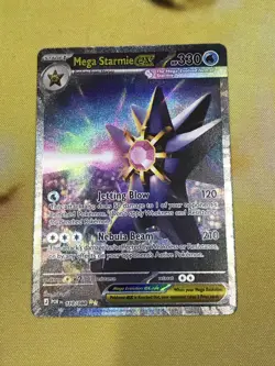 Pokemon TCG Mega Starmie ex 118/088 Me03: Mega Evolution Perfect Order Near Mint - Image 1