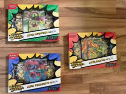 3 Pokemon TCG Ascended Heroes Mega ex Box Bundle Feraligatr Emboar Meganium New - Image 1