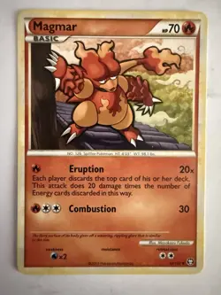 Magmar Reverse Holo #42 Pokemon Triumphant 2010 TCG Non Holo - Image 1
