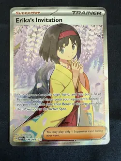 Erika's Invitation 196/165 UR | Pokemon Sv: Scarlet & Violet 151 | NM - Image 1