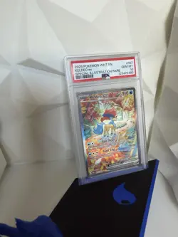 Keldeo ex 167/086 PSA 10 Special Illustration Rare 2025 Pokemon White Flare - Image 4