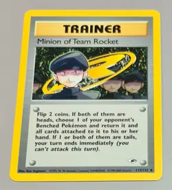 Minion of Team Rocket # 116/132 Uncommon Gym Heroes 2000 Pokemon N.Mint Vintage - Image 1