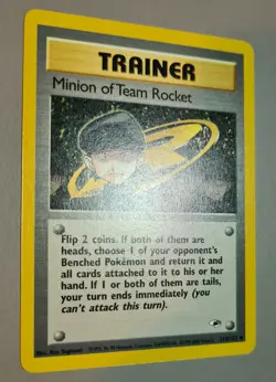 Minion of Team Rocket # 116/132 Uncommon Gym Heroes 2000 Pokemon N.Mint Vintage - Image 2