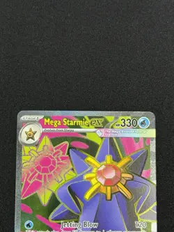 Mega Starmie ex 102/088 Me03: Perfect Order Ultra Rare Pokemon TCG Near Mint NM - Image 2