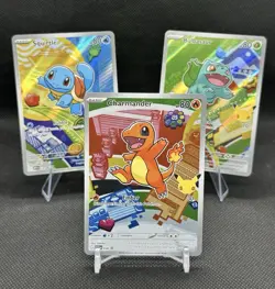Pokemon First Partner Collection Kanto Set Charmander Squirtle #37, 38, 39 - Image 1
