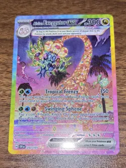 POKEMON Surging Sparks ALOLAN EXEGGUTOR EX SIR Special Illustration Card 242/191 - Image 1