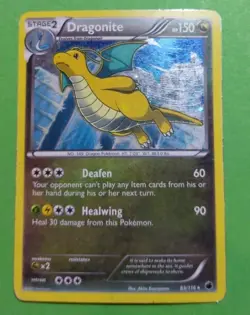 Dragonite 83/116 Plasma Freeze Holo Pokemon, HP - Image 1