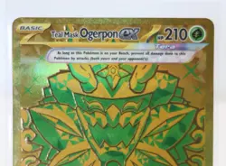 Pokemon TCG Teal Mask Ogerpon ex Prismatic Evolutions 177/131 Hyper Rare Holo - Image 3