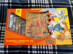 Pokemon TCG Reshiram & Charizard-GX Premium Collection Box Tag Team Sealed - Image 1
